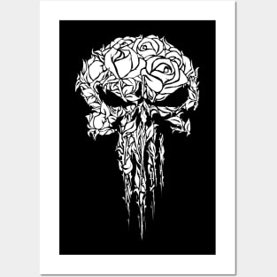 Skull of Roses Posters and Art